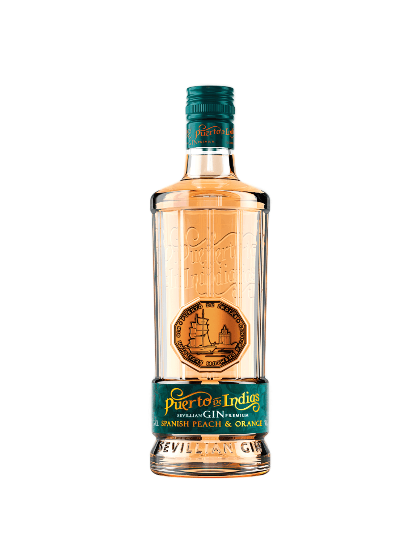Ginebra Puerto De Indias Peach & Orange 750 Ml