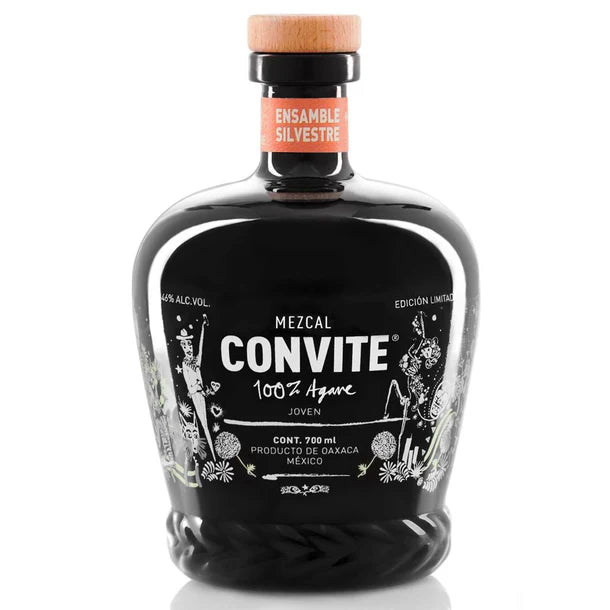 Mezcal Convite Ensamble 5 Agaves Silvestres 700 Ml