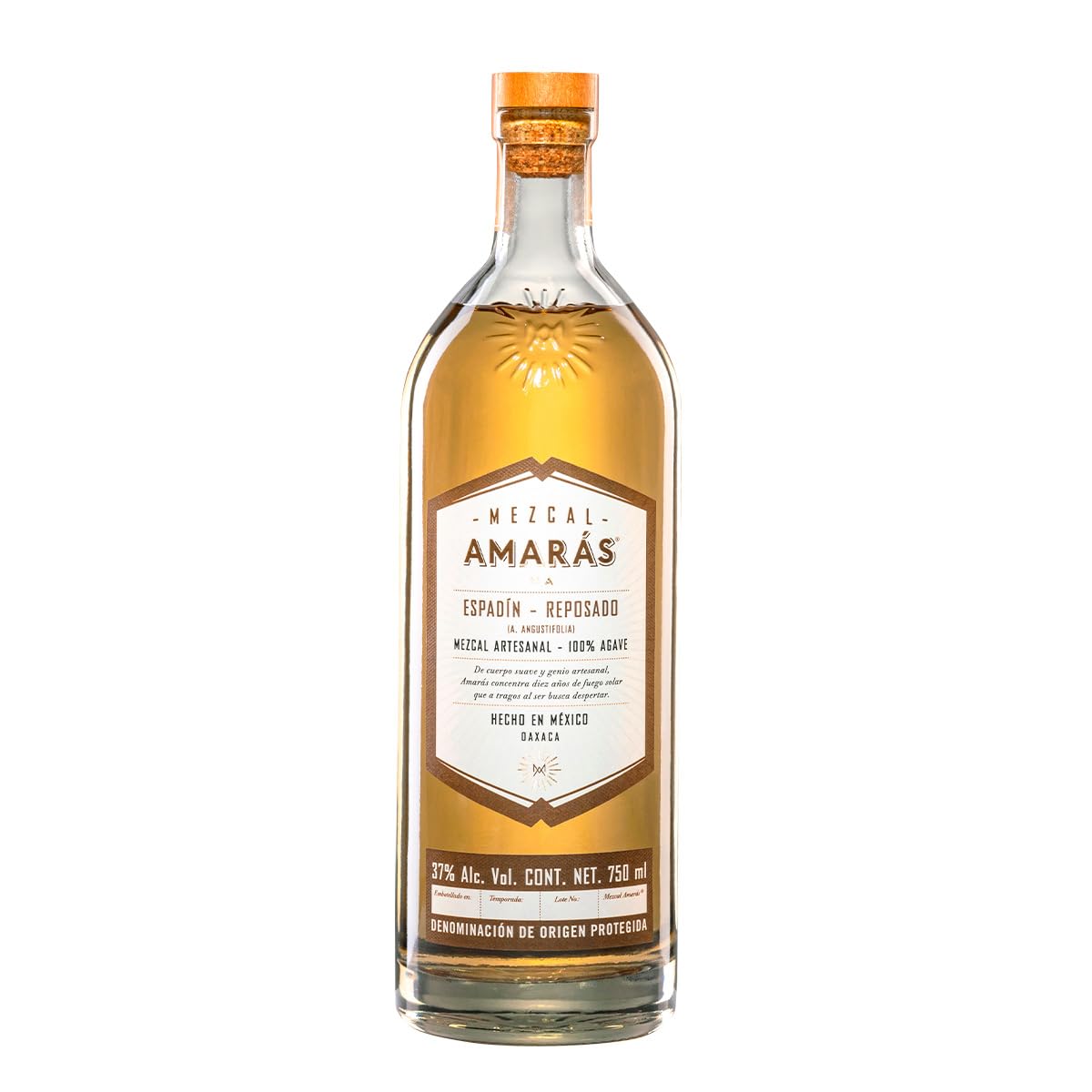 Mezcal Amaras Espadin Reposado 750 Ml