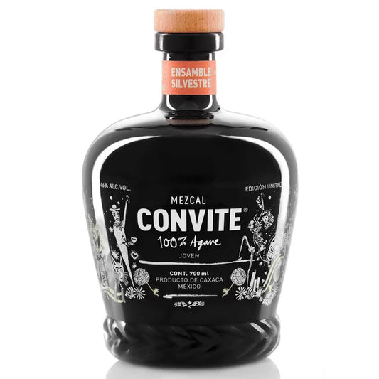 Mezcal Convite Ensamble 5 Agaves Silvestres  700 Ml