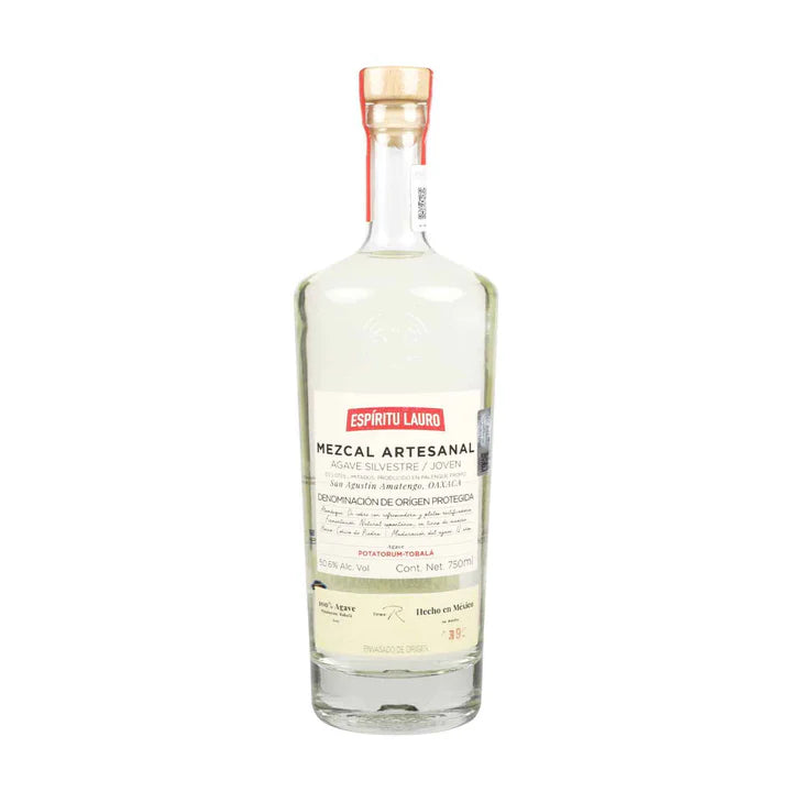 Mezcal Espiritu Lauro Silvestre Tobala de 750 ml