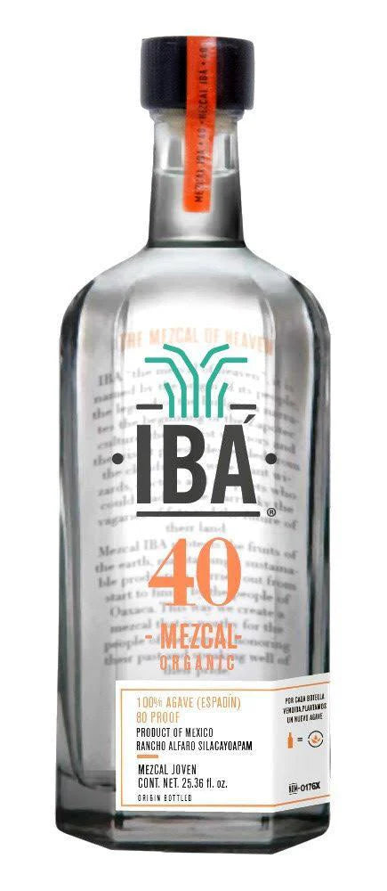 Mezcal Joven Artesanal IBÁ 40 Agave Espadín 750ml