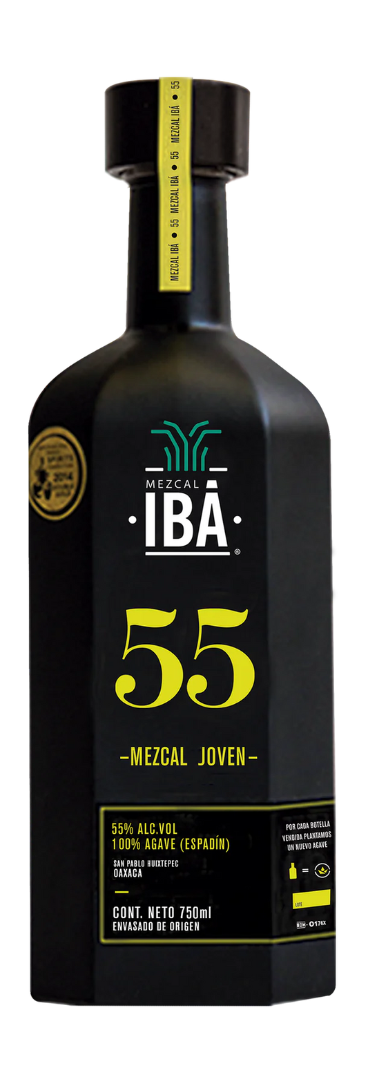 Mezcal Joven Artesanal IBÁ 55 Agave Espadín 750ml