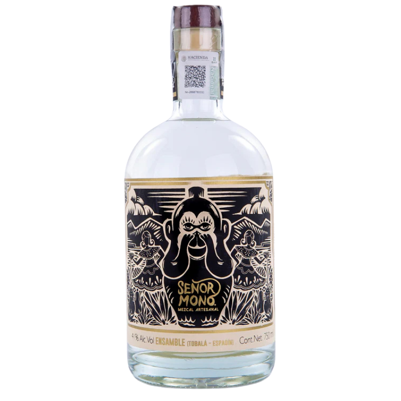 Mezcal Señor Mono. Ensamble Tobalá-Espadín 41% 750 ml