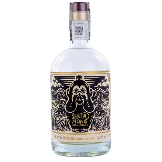 Mezcal Señor Mono. Ensamble Tobalá-Espadín 41% 750 ml